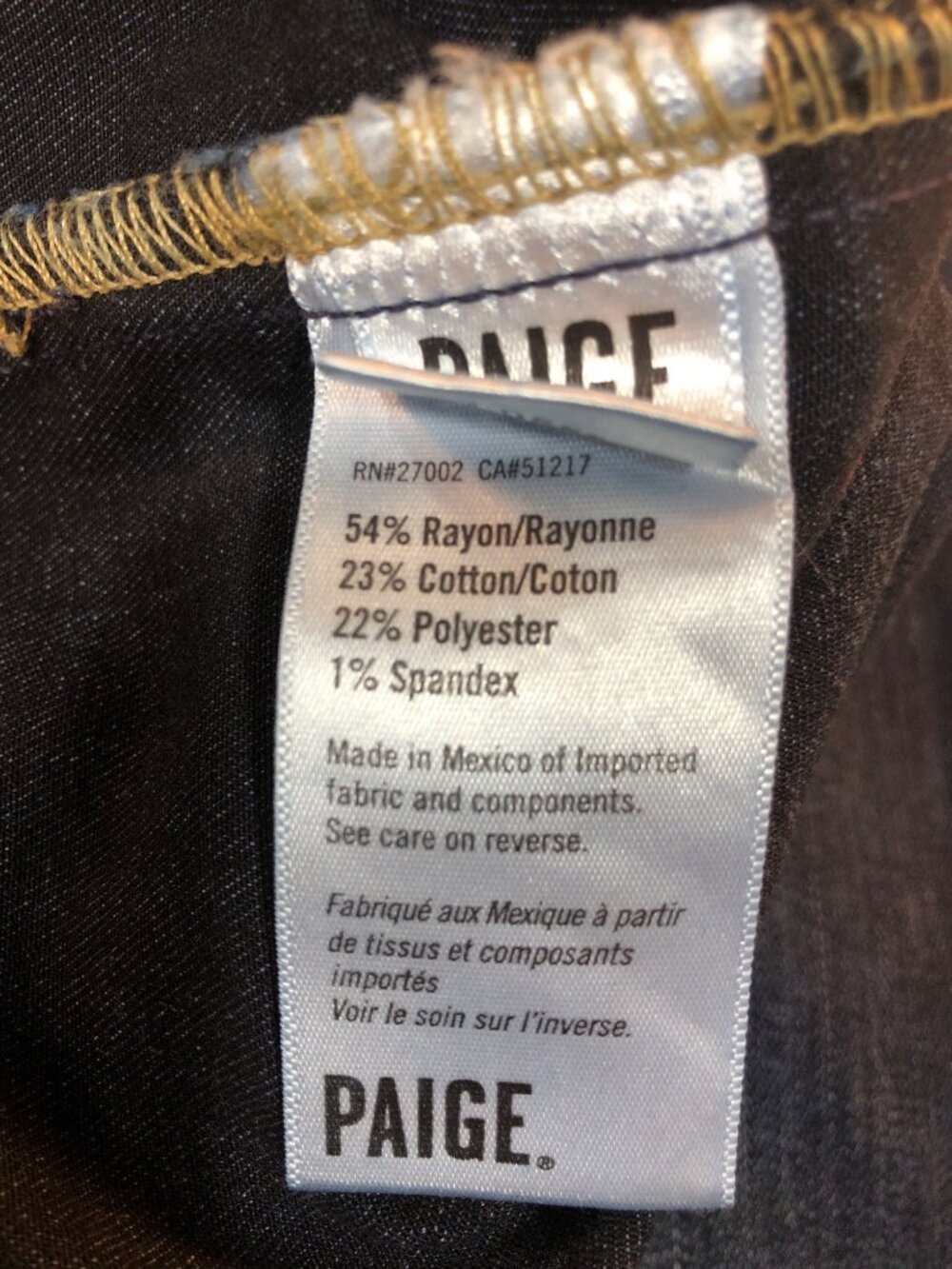 Paige Manhattan Maternity Flare Blue Jeans Mom To Be Fashion Size 30 - Picture 8 of 13